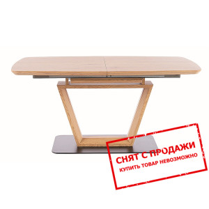 Стол раскладной Signal Santiago 160x90/220 Дуб/чер...